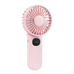 Ventilatore portatile pieghevole F11 con display LED e cordino - immagine 4