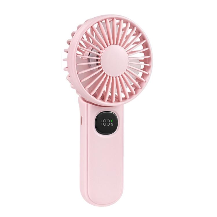 Ventilatore portatile pieghevole F11 con display LED e cordino - immagine 4