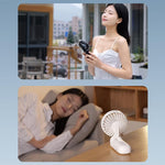 Ventilatore portatile pieghevole F11 con display LED e cordino - immagine 11