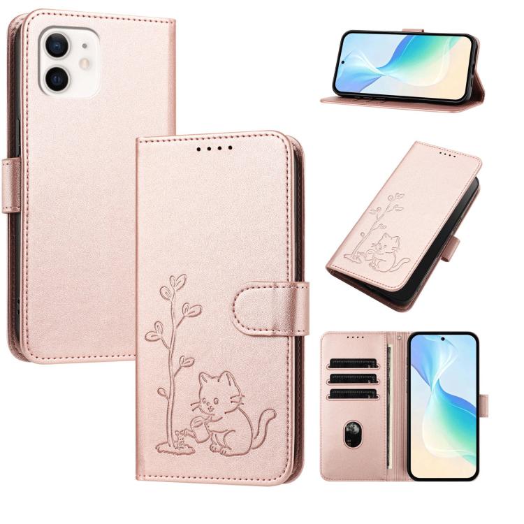 Custodia portafoglio in ecopelle per iPhone 12 mini