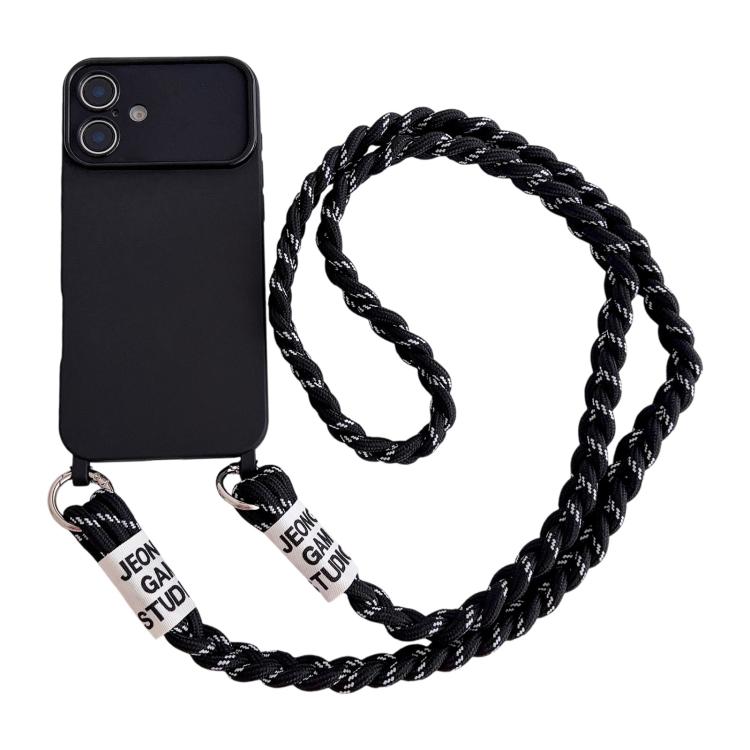 Custodia con tracolla intrecciata per iPhone 16