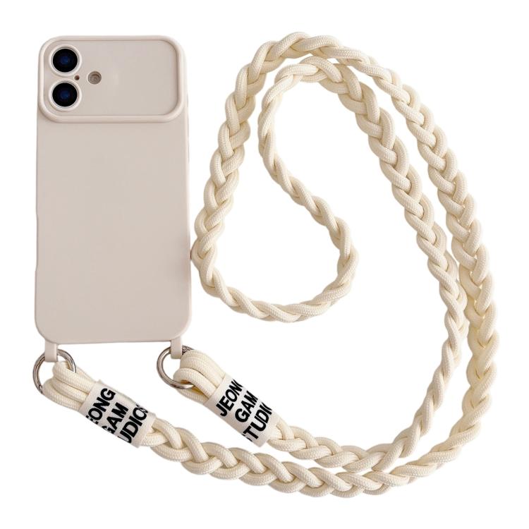 Custodia con tracolla intrecciata per iPhone 16