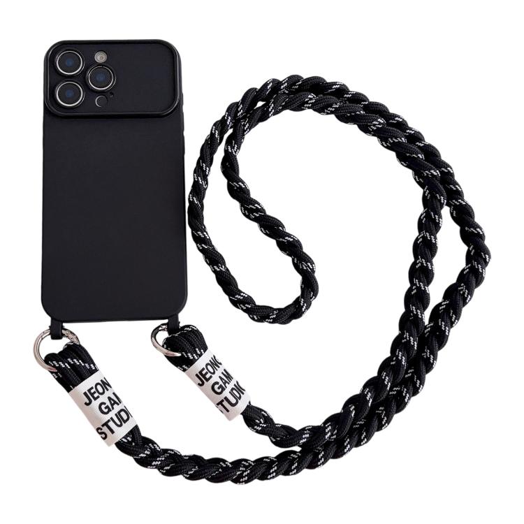 Custodia con tracolla intrecciata per iPhone 15