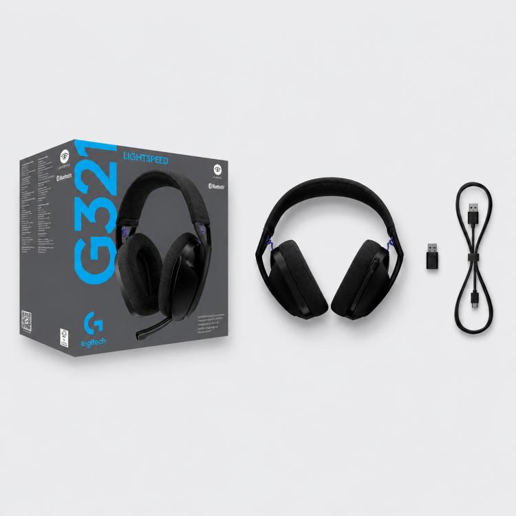 Cuffie da gioco wireless Logitech G321 con microfono