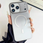 Custodia magnetica PC effetto nebbia per iPhone 17e e 16e