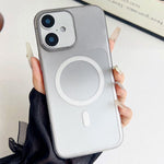 Custodia magnetica PC effetto nebbia per iPhone 17e e 16e