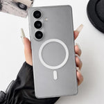 Custodia magnetica effetto nebbia ghiacciata per Galaxy A17 4G/5G, A56 5G, A16