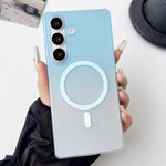 Custodia magnetica effetto nebbia ghiacciata per Galaxy A17 4G/5G, A56 5G, A16