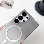 Custodia magnetica effetto nebbia ghiacciata per Galaxy A17 4G/5G, A56 5G, A16