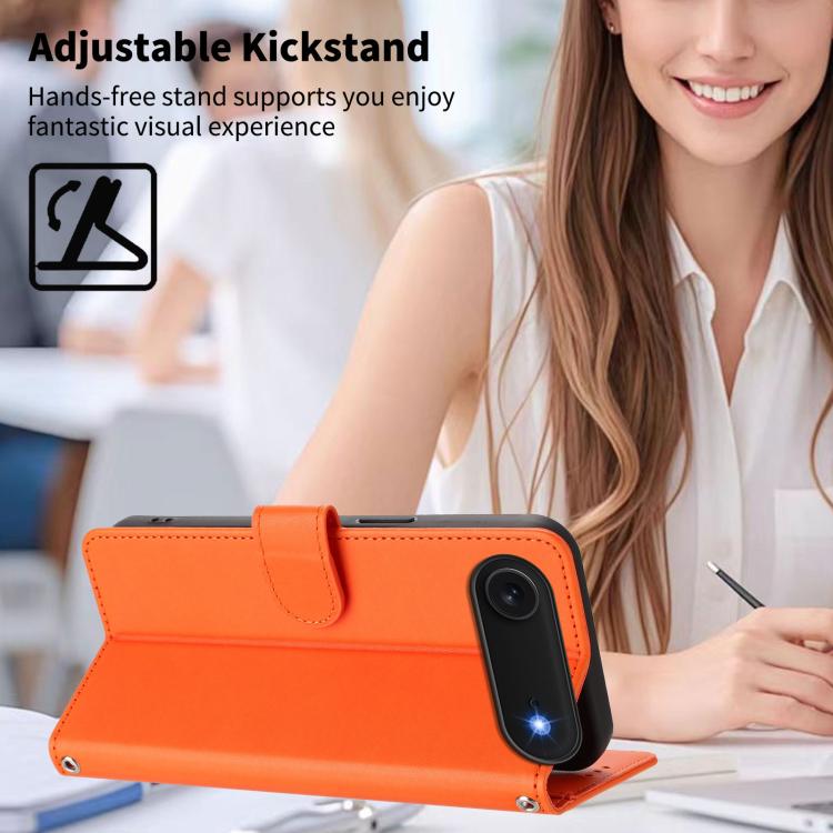 Custodia portafoglio in ecopelle con cinturino per iPhone Air