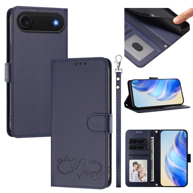 Custodia portafoglio in ecopelle con cinturino per iPhone Air