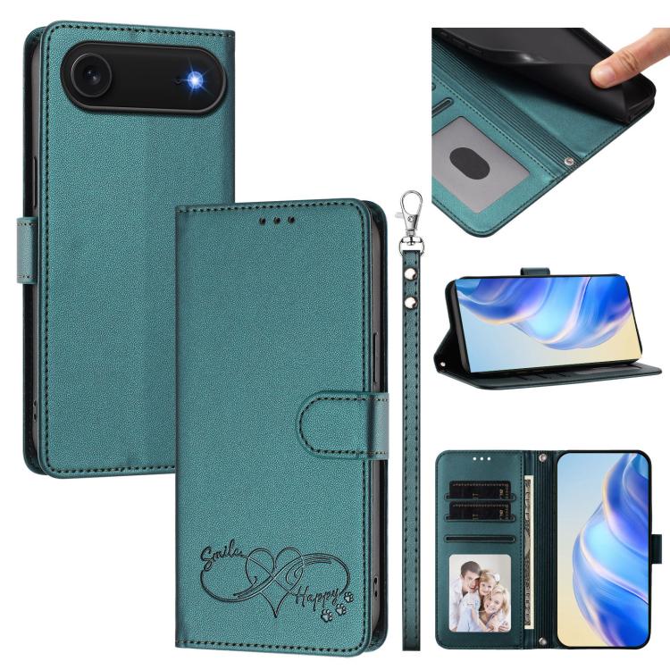 Custodia portafoglio in ecopelle con cinturino per iPhone Air