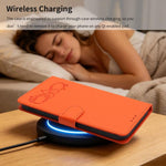 Custodia portafoglio in ecopelle per iPhone 16 Pro