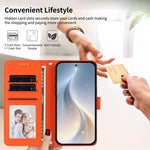 Custodia portafoglio in ecopelle per iPhone 16 Pro