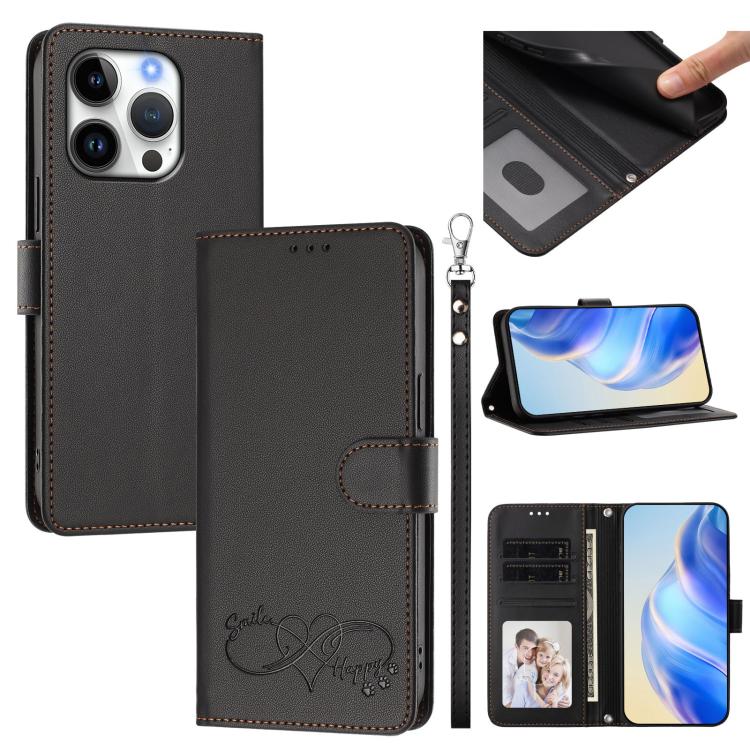 Custodia portafoglio in ecopelle per iPhone 16 Pro