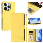 Custodia portafoglio in ecopelle per iPhone 16 Pro