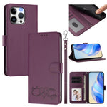 Custodia in ecopelle con chiusura magnetica per iPhone 14 Pro Max