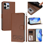 Custodia in ecopelle con chiusura magnetica per iPhone 14 Pro Max