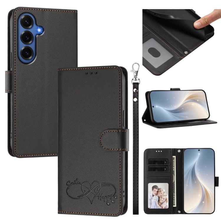 Custodia in ecopelle con chiusura magnetica e cinturino per Galaxy S26 FE e S26+