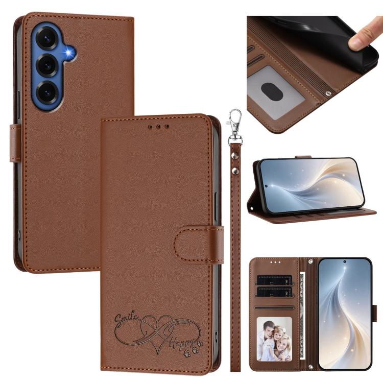 Custodia in ecopelle con chiusura magnetica e cinturino per Galaxy S26 FE e S26+