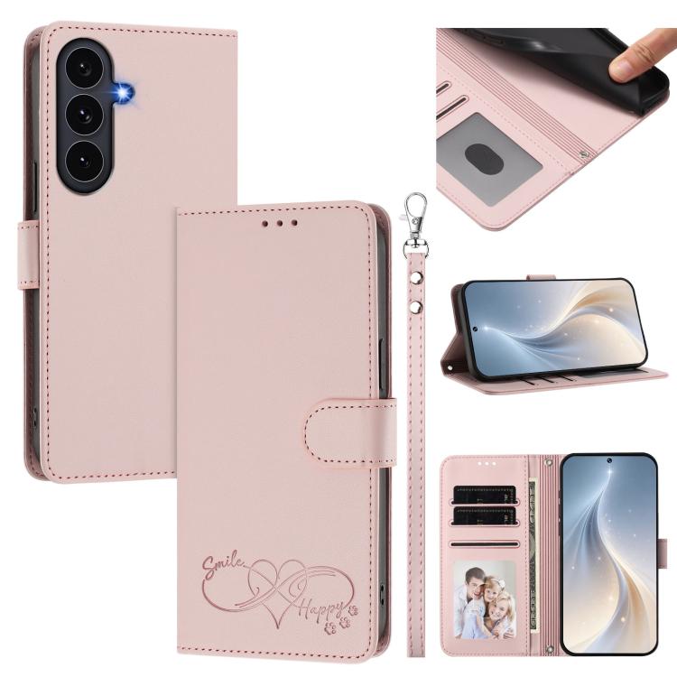 Custodia in ecopelle con chiusura magnetica e cinturino per Galaxy S26 FE e S26+