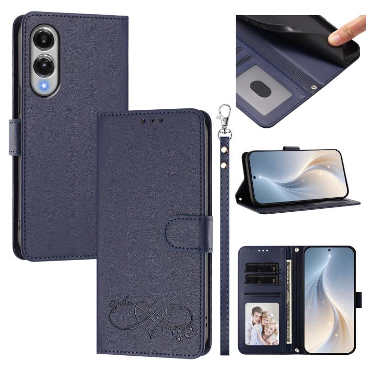 Custodia in ecopelle con chiusura magnetica e cinturino da polso per Galaxy S25