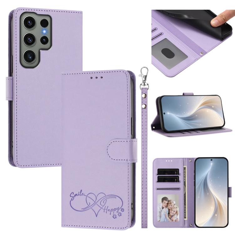 Custodia ecopelle con chiusura magnetica e cinturino per Galaxy S23 FE e Ultra