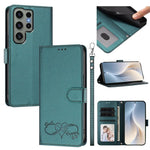 Custodia ecopelle con chiusura magnetica e cinturino per Galaxy S23 FE e Ultra