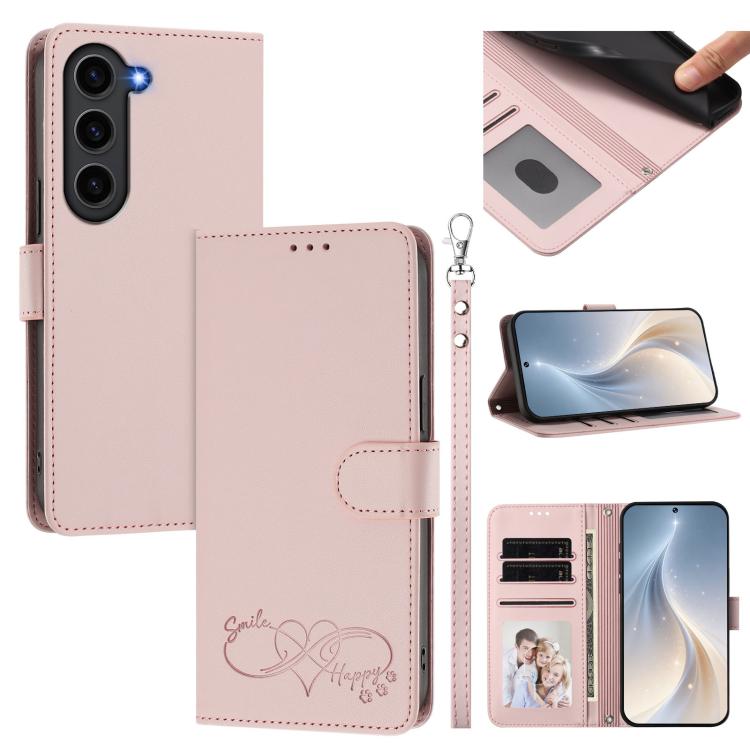 Custodia ecopelle con chiusura magnetica e cinturino per Galaxy S23 FE e Ultra