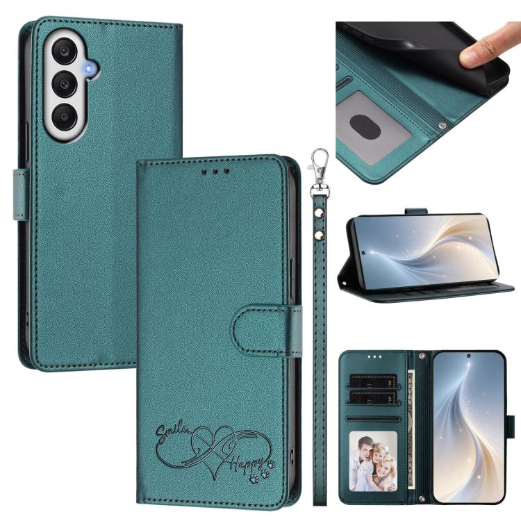 Custodia in ecopelle con chiusura magnetica e cinturino per Galaxy A05s 4G e M35