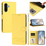 Custodia in ecopelle con chiusura magnetica e cinturino per Galaxy A06 4G/5G e
