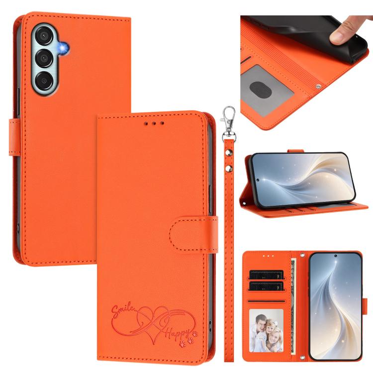 Custodia in ecopelle con chiusura magnetica e cinturino per Galaxy A05s 4G e M35