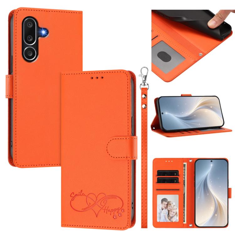 Custodia in ecopelle con chiusura magnetica e cinturino per Galaxy A07 4G, A06