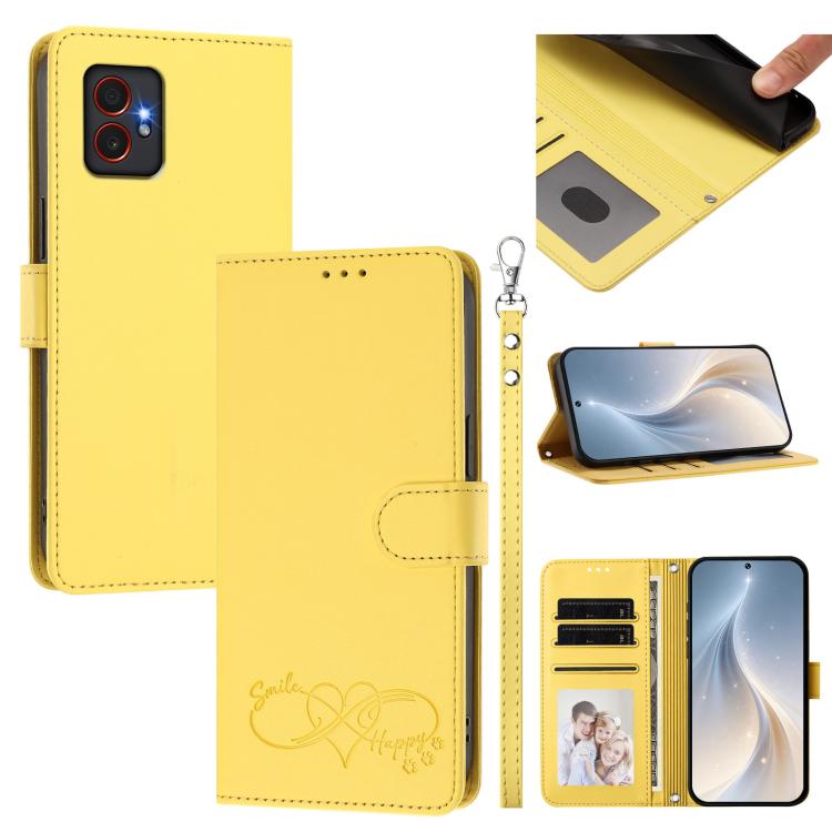 Custodia in ecopelle con chiusura magnetica e cinturino per Galaxy M55 / C55 5G