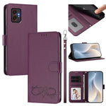 Custodia in ecopelle con chiusura magnetica e cinturino per Galaxy M55 / C55 5G
