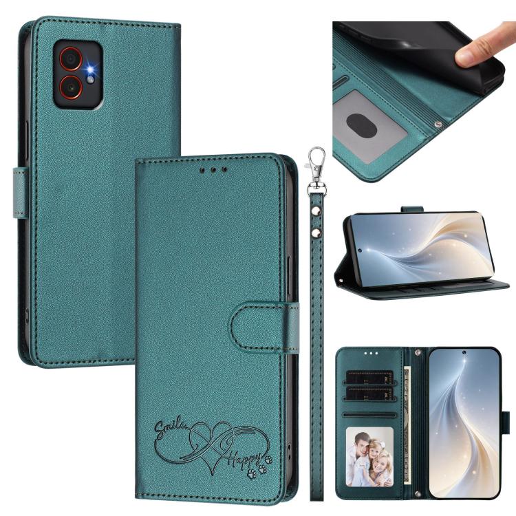 Custodia in ecopelle con chiusura magnetica e cinturino per Galaxy M55 / C55 5G