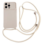 Custodia con tracolla per iPhone 16 con ampia finestra fotocamera