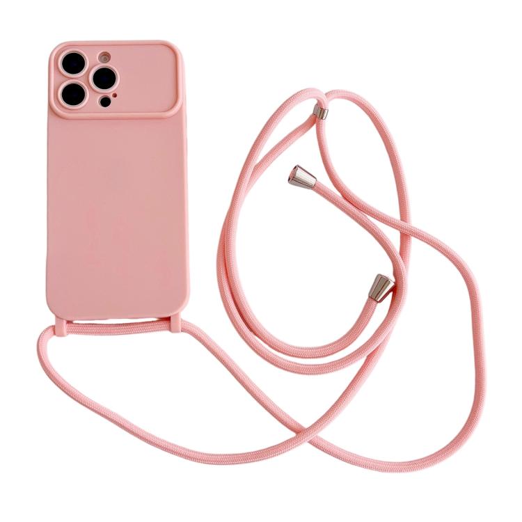 Custodia con tracolla per iPhone 16 con ampia finestra fotocamera