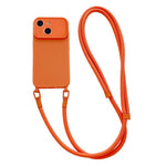 Custodia con tracolla per iPhone 13 con ampia finestra