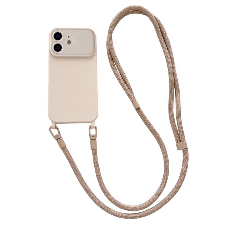 Custodia con tracolla per iPhone 13 con ampia finestra