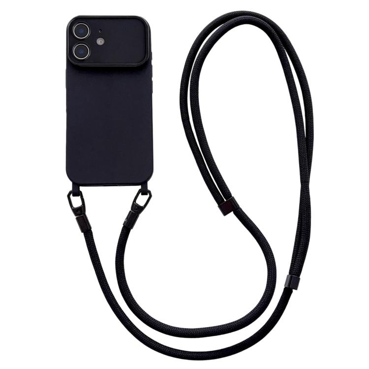 Custodia con tracolla per iPhone 13 con ampia finestra