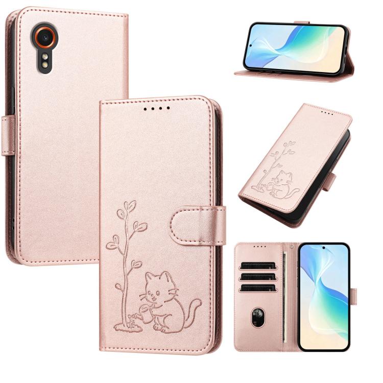 Custodia in ecopelle con fibbia per Galaxy XCover7 Pro e Galaxy XCover7
