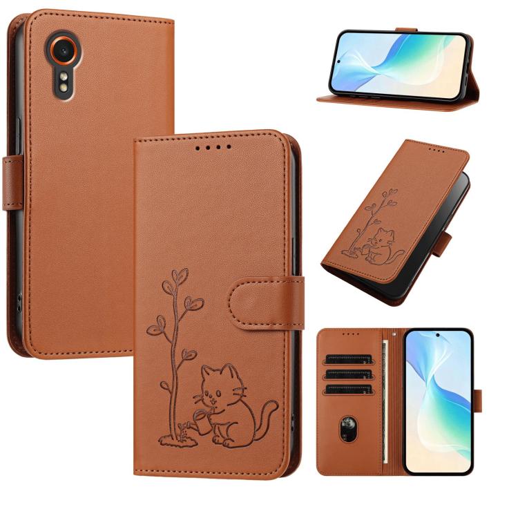 Custodia in ecopelle con fibbia per Galaxy XCover7 Pro e Galaxy XCover7