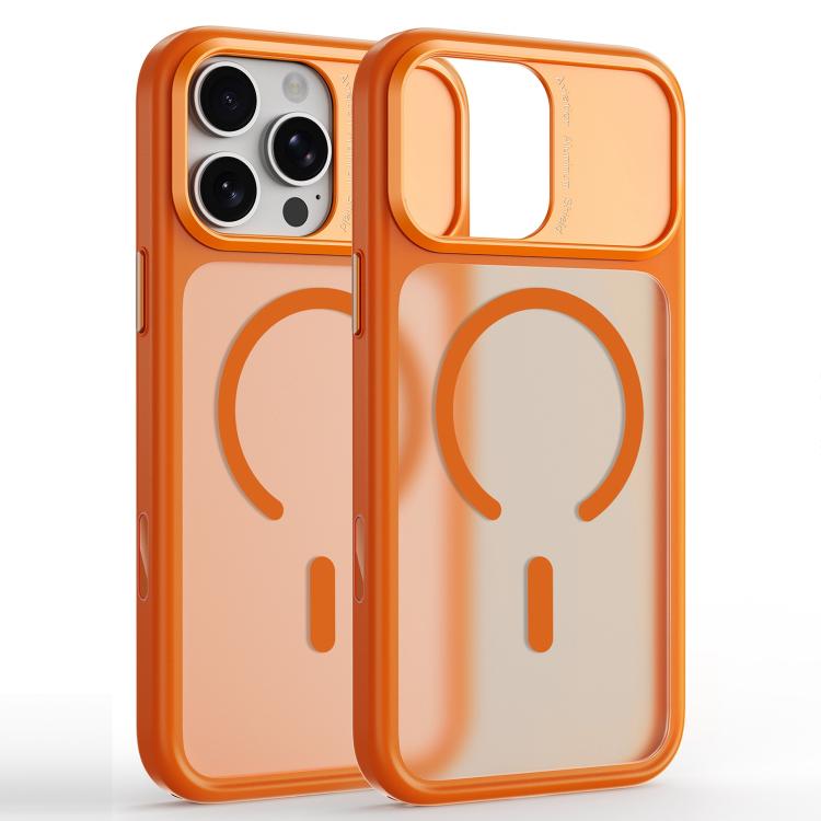 Custodia magnetica in TPU e PC con cornice metallo per iPhone