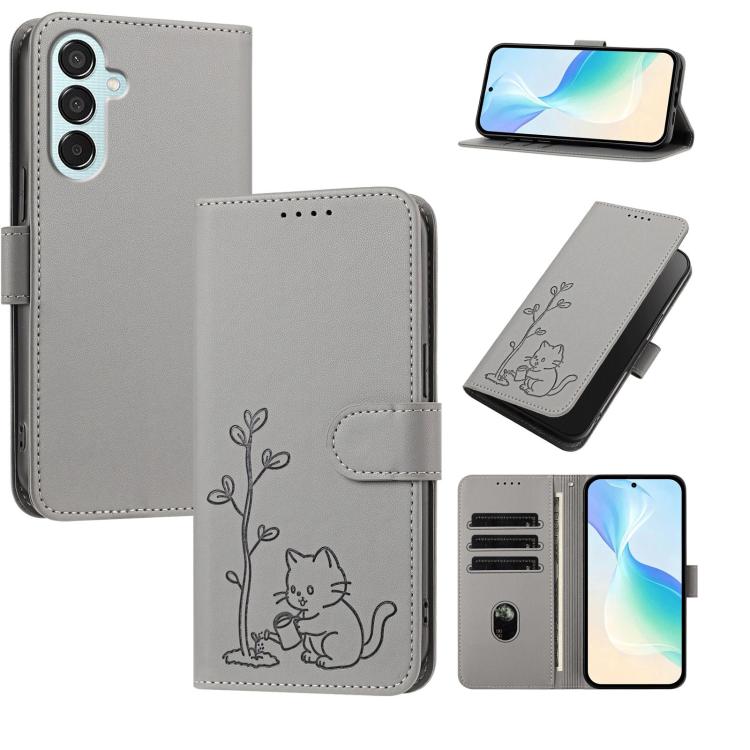 Custodia in ecopelle con fibbia per Galaxy M55 5G / C55 e M15 5G / F15 5G e M15
