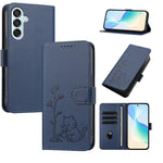 Custodia in ecopelle con fibbia per Galaxy M55 5G / C55 e M15 5G / F15 5G e M15