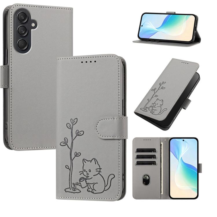 Custodia in ecopelle con fibbia per Galaxy M55 5G / C55 e M15 5G / F15 5G e M15