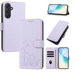 Custodia in ecopelle con fibbia per Galaxy M55 5G / C55 e M15 5G / F15 5G e M15