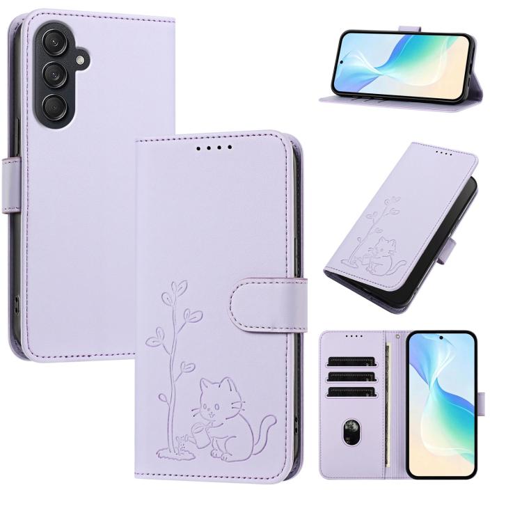 Custodia in ecopelle con fibbia per Galaxy M55 5G / C55 e M15 5G / F15 5G e M15