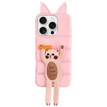 Custodia TPU silicone con orecchie gatto per iPhone 17 Pro Max